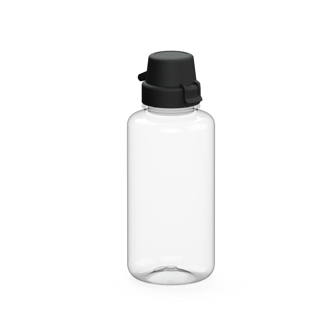 EL02224-2Trinkflasche _School_ 700 ml_ RENEW_ transparent_ schwarz