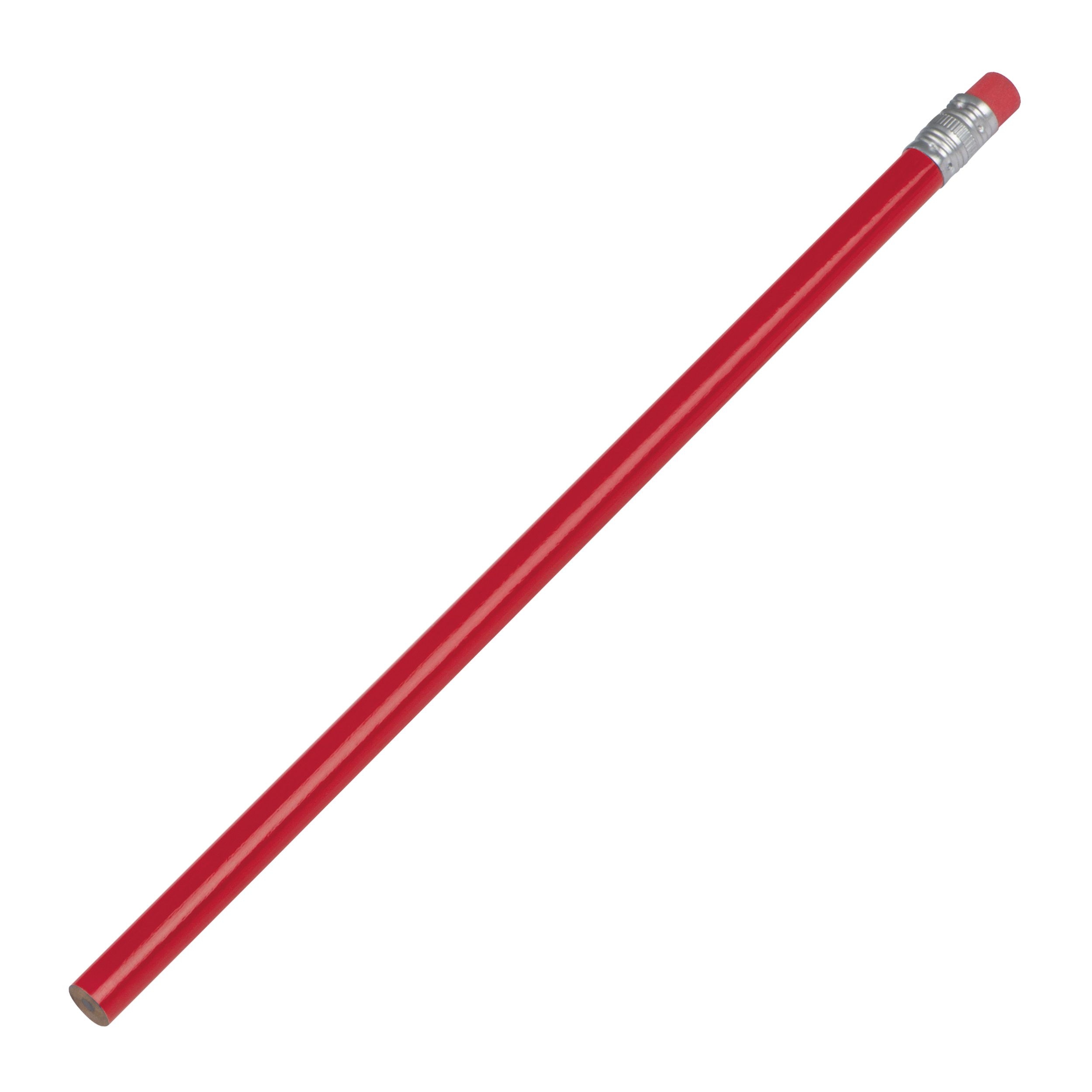 MA10393-05Bleistift mit Radiergummi STEFAN_ rot