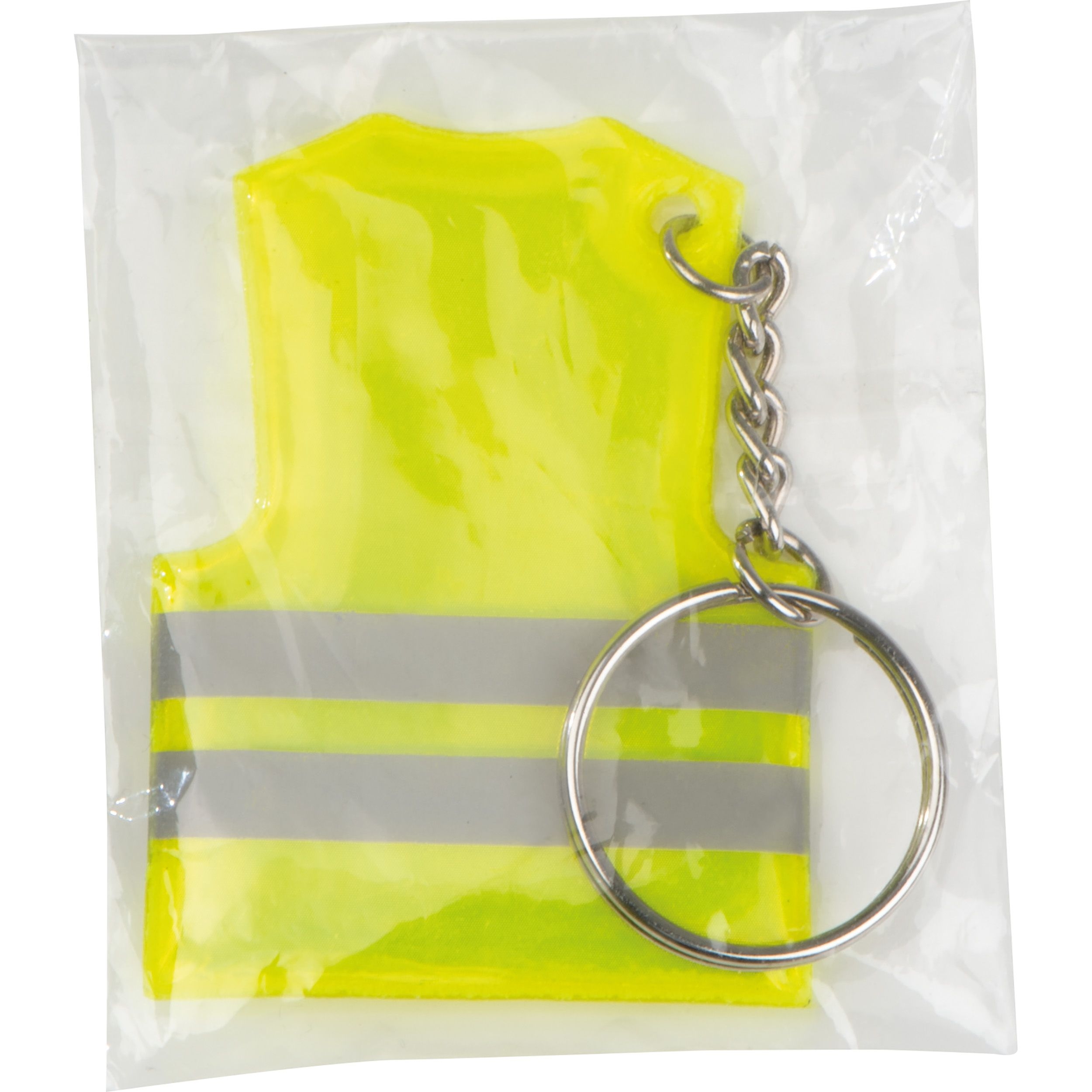 MA90947-08Schluesselanhaenger in der Form einer Sicherheitsweste MIRIAM_ gelb