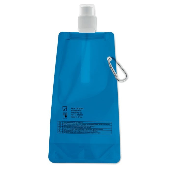 MO8294-23Gates Faltbare Wasserflasche_ transparent blau