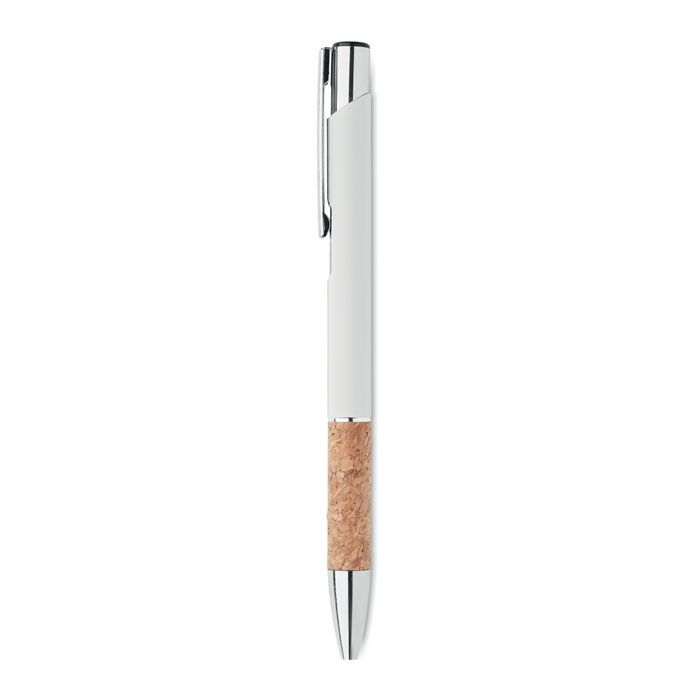 MO2158-06Veria Druckkugelschreiber Aluminium_ weiss