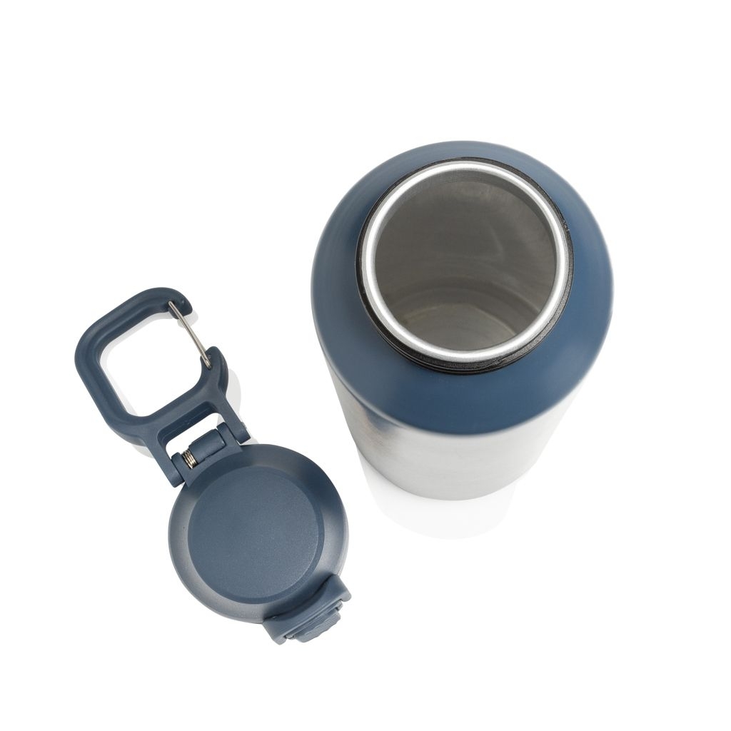 XDP437.50-25Via RCS Re-Steel Sportflasche mit Verschluss_ 600ml_ navy blau