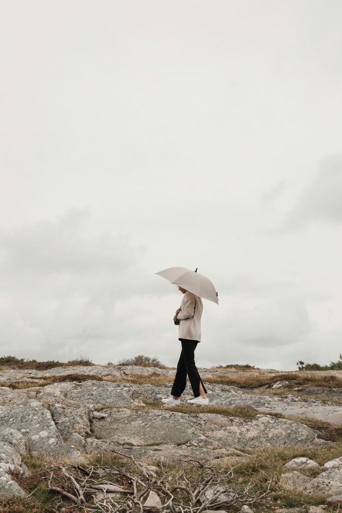 XDV85011-9VINGA Baltimore AWARE™ RPET 23“ Regenschirm_ greige