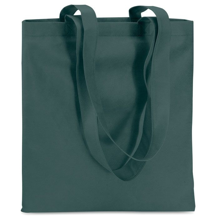 IT3787-60Totecolor Einkaufstasche aus Vliesstoff_ dunkelgruen