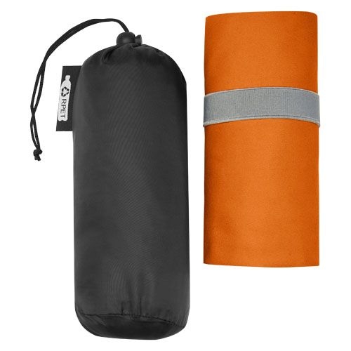 PF127012-2Pieter ultraleichtes und schnell trocknendes Handtuch aus rPET 130 x 80 cm_ orange