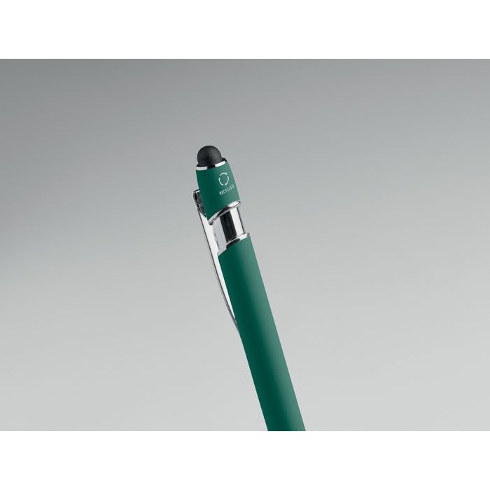 MO2798-09Siparo Druckkugelschreiber mit Stylus_ gruen