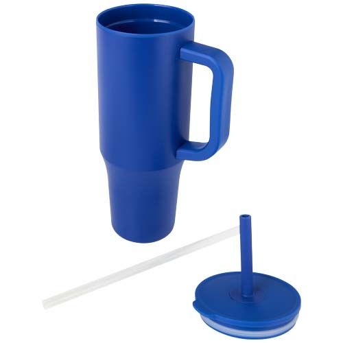 PF100867-4Brady 900 ml RCS-zertifizierter Isolierbecher mit Silikon Trinkhalm_ royalblau