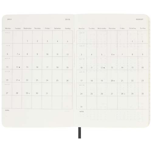 PF107949-1Moleskine Softcover 12 Monate Wochenkalender_ Pocket-Format_ schwarz