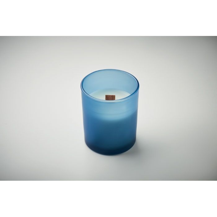 MO2708-04Kivas Wood Kerze aus Pflanzenwachs 80 g_ blau
