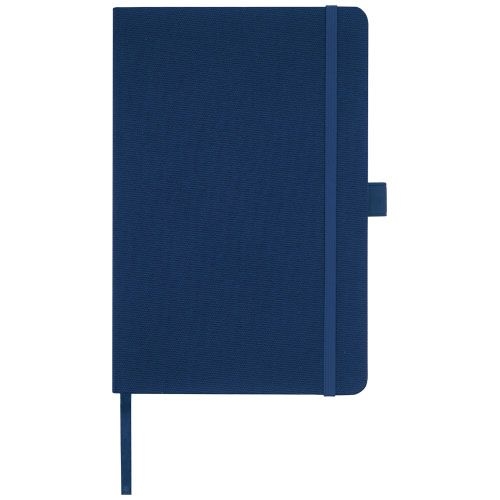 PF107763-4Honua A5 Notizbuch aus recyceltem Papier mit Cover aus recyceltem PET_ navy