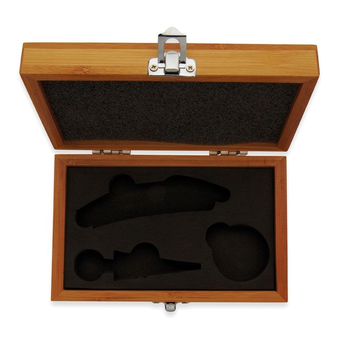 MO8147-40Sonoma Weinset in einer Bambus-Box_ holz