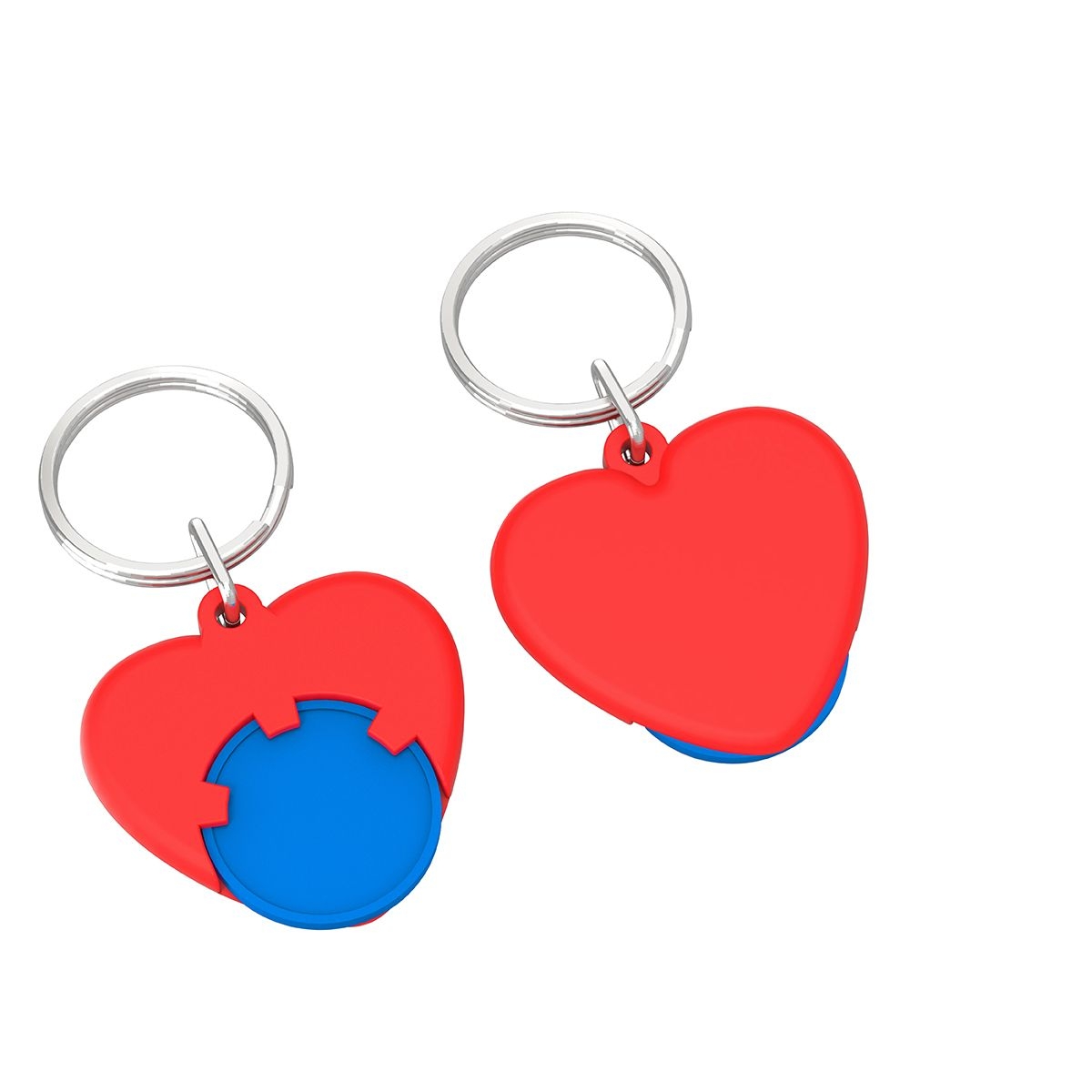 HE8652R-3-1Chiphalter mit 1€-Chip _Herz_ blau_ rot