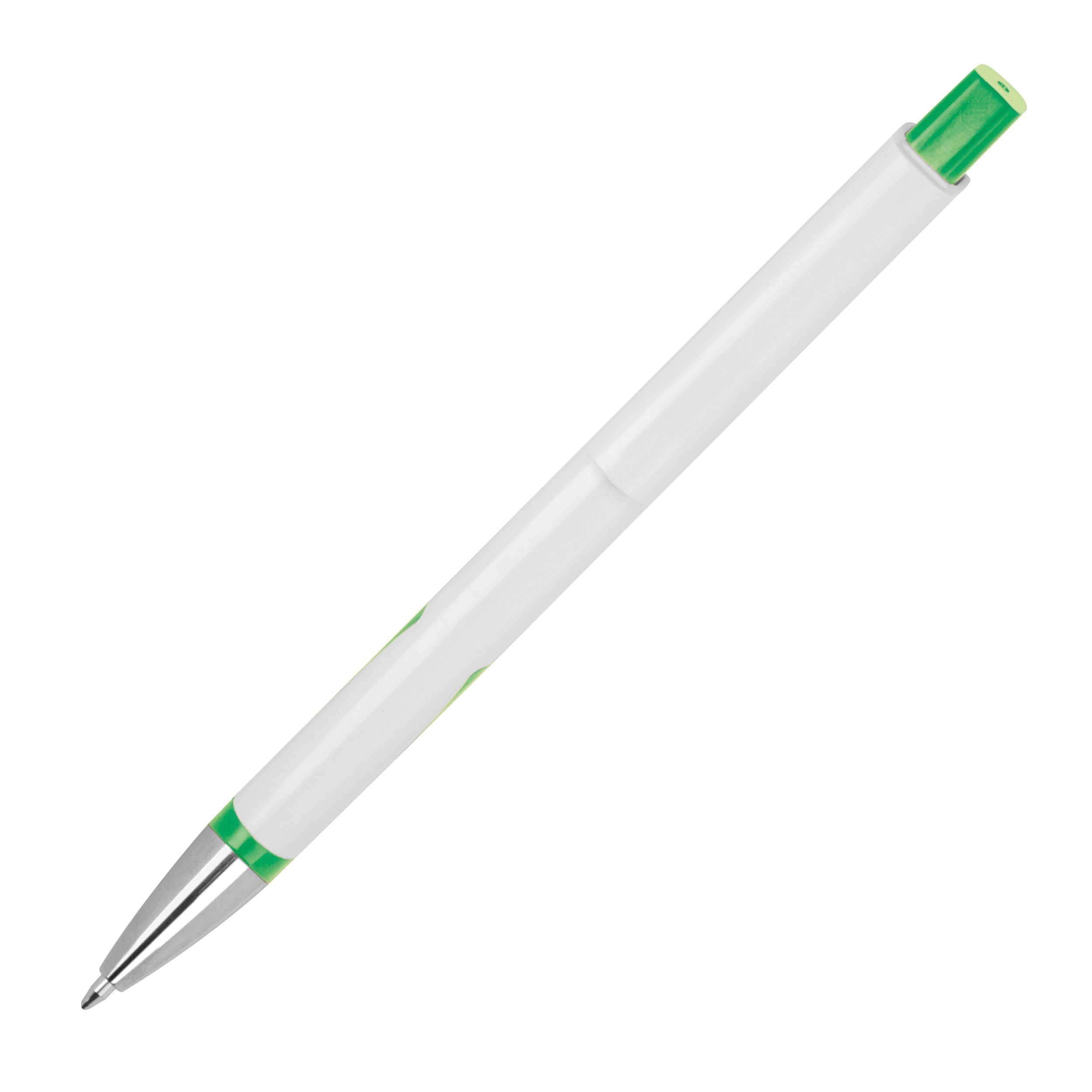 MA15471-09Recycelter ABS Kugelschreiber MAJA_ gruen