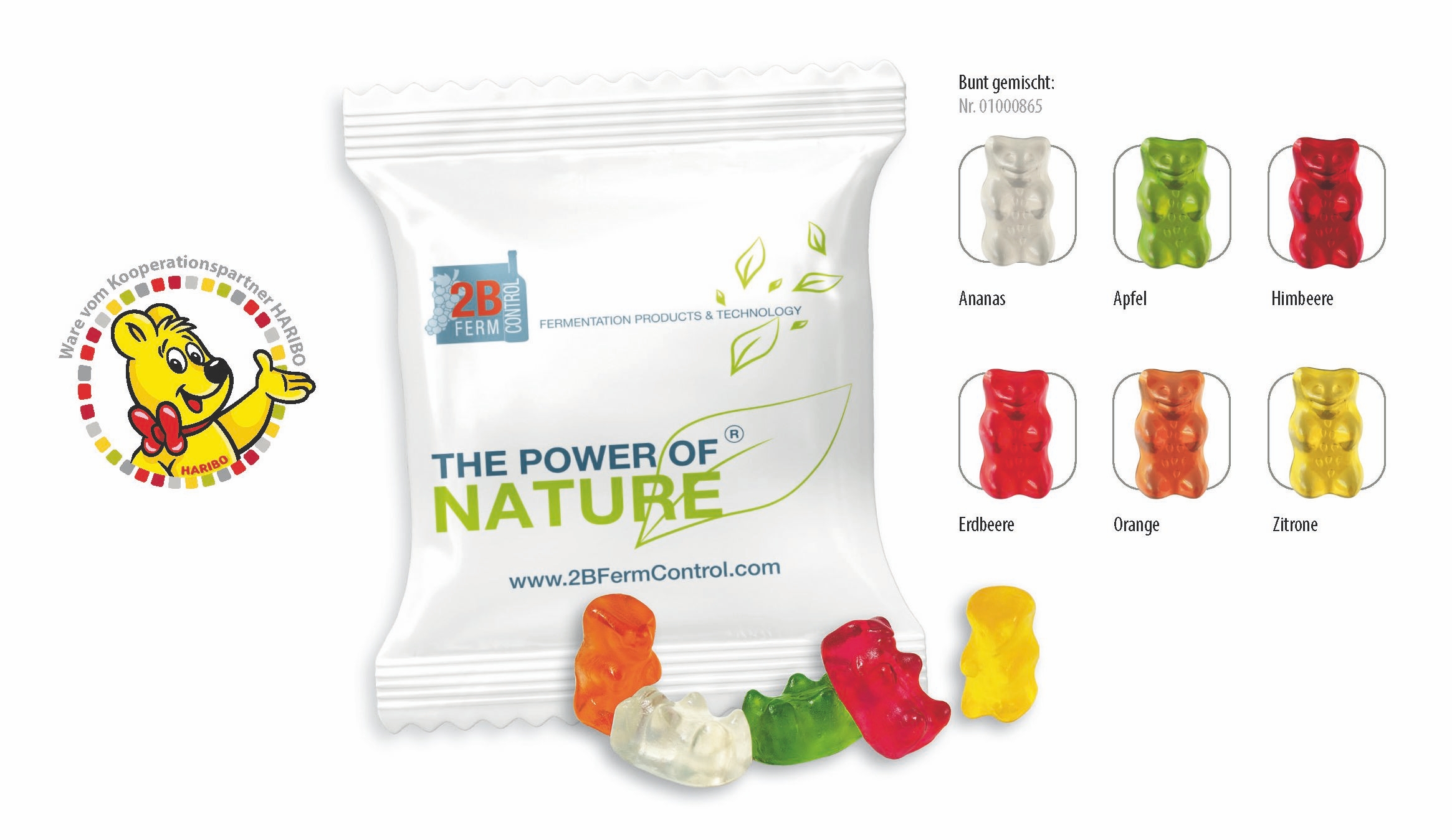 SW0865-1HARIBO Goldbaeren Werbetuete_HARIBO Goldbaeren_ weisse Folie