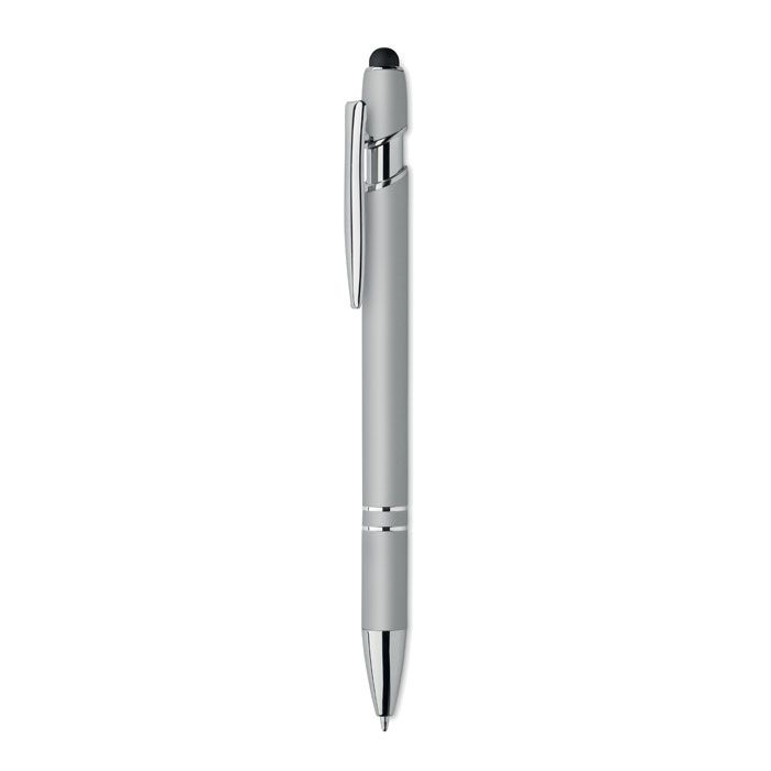 MO2798-14Siparo Druckkugelschreiber mit Stylus_ silber