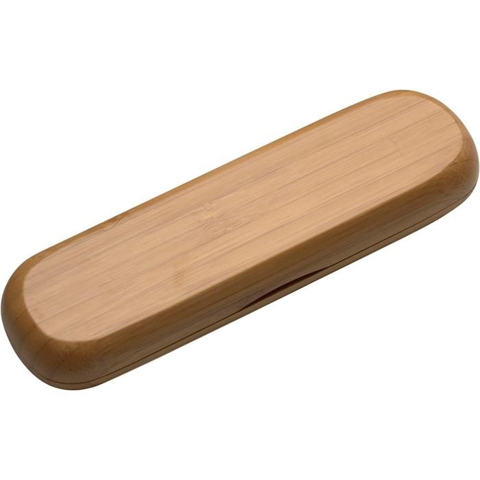 GI5784-11Schreibset aus Bambus Addie_ brown