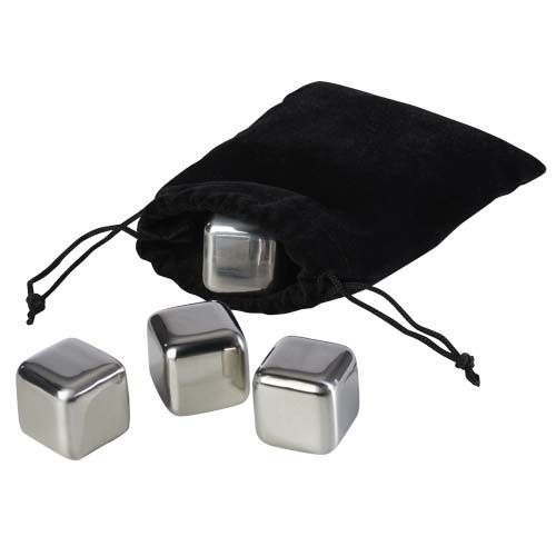 PF113384-1Froz Eiswuerfel Set aus Edelstahl_ schwarz_silber