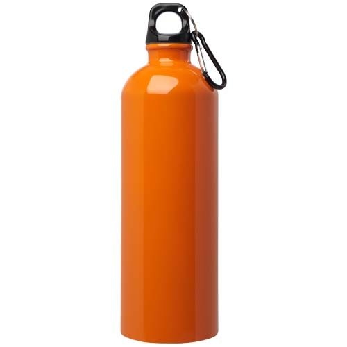 PF100861-4Oregon 750 ml RCS-zertifizierte_ einwandige Trinkflasche aus Edelstahl mit Karabinerhaken_ orange