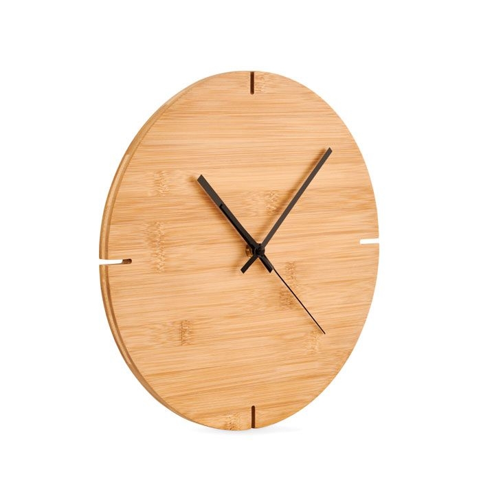 MO6792-40Esfere Wanduhr Bambus_ holz