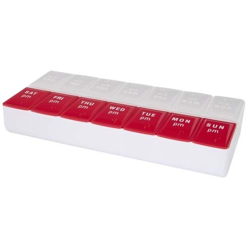 PF126374-1Cycle 7 Tage Tabletten Box fuer morgens und abends_ rot