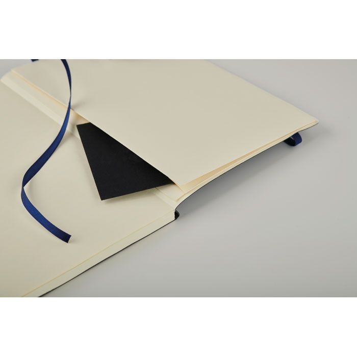 MO2118-04Breta DIN A5 Notizbuch recycelt_ blau