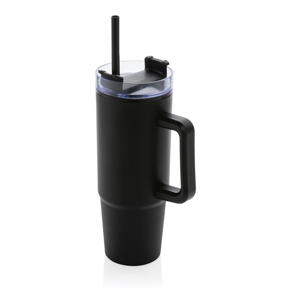 XDP437.10-1Tana Becher aus RCS recyceltem Kunststoff mit Griff 750ml_ schwarz