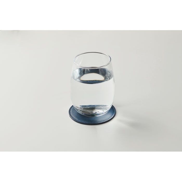 MO2616-85Posa Runder Untersetzer PU_ marineblau