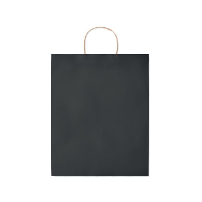 MO6174-03Paper Tone L Papiertuete_ gross 90 g_m²_ schwarz