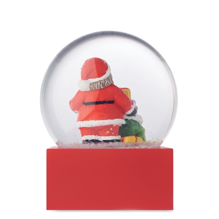 CX1545-05Santisimo Schneekugel_ rot