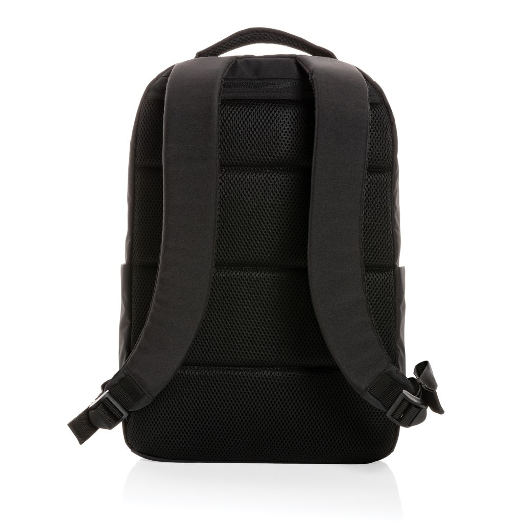 XDP763.03-1Swiss Peak Brooke AWARE™ 15_6_ Laptop-Rucksack aus rPET_ schwarz