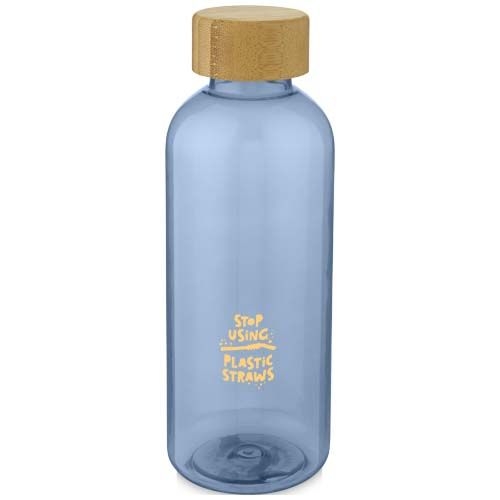 PF100679-4Ziggs 650 ml Sportflasche aus recyceltem Kunststoff_ transparent blau