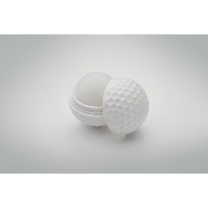 MO2215-06Golf Lippenbalsam Golfball_ weiss