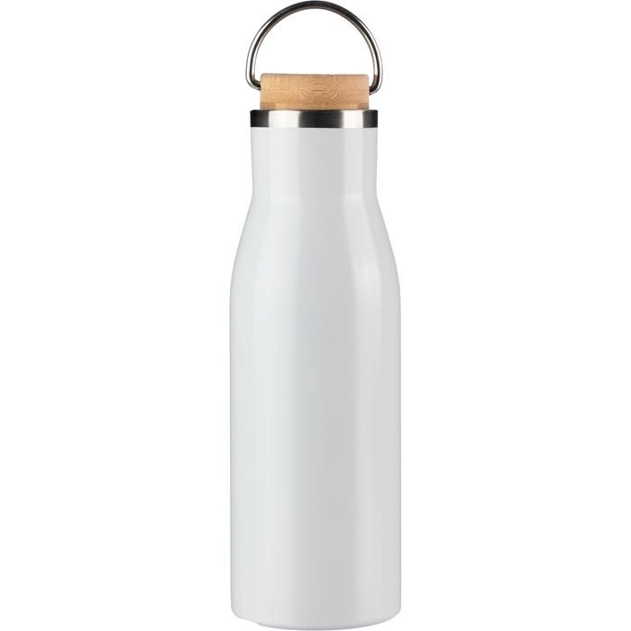 GI1096834-02Recycelte Edelstahlflasche Aline_ weiss