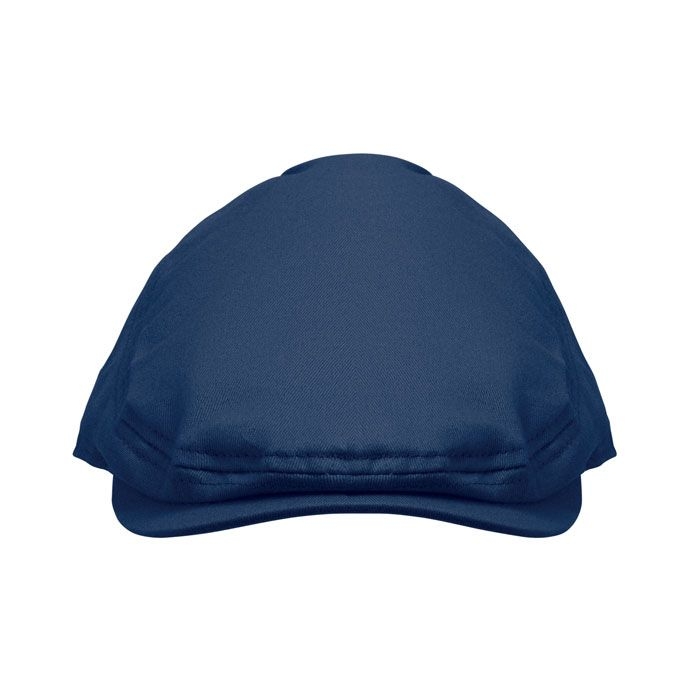 MO2850-04Flat Peak Newsboy-Kappe 235 g_m²_ blau