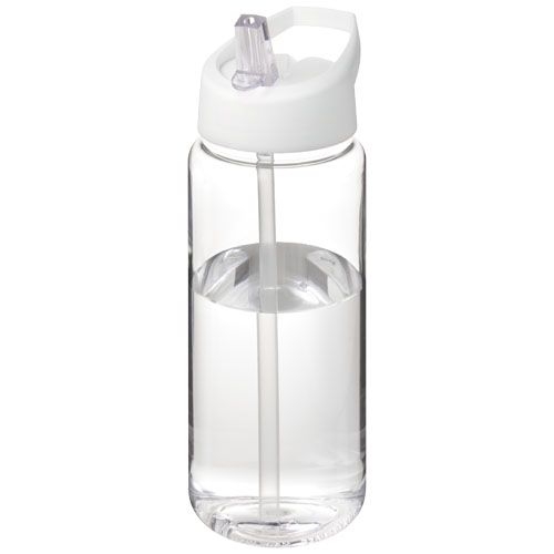 PF210446-8H2O Active® Octave Tritan™ 600 ml Sportflasche mit Ausgussdeckel_ transparent klar_weiss