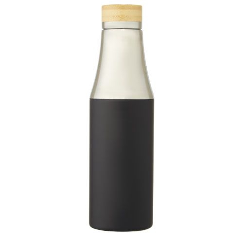 PF100667-4Hulan 540 ml Kupfer-Vakuum Isolierflasche mit Bambusdeckel_ schwarz