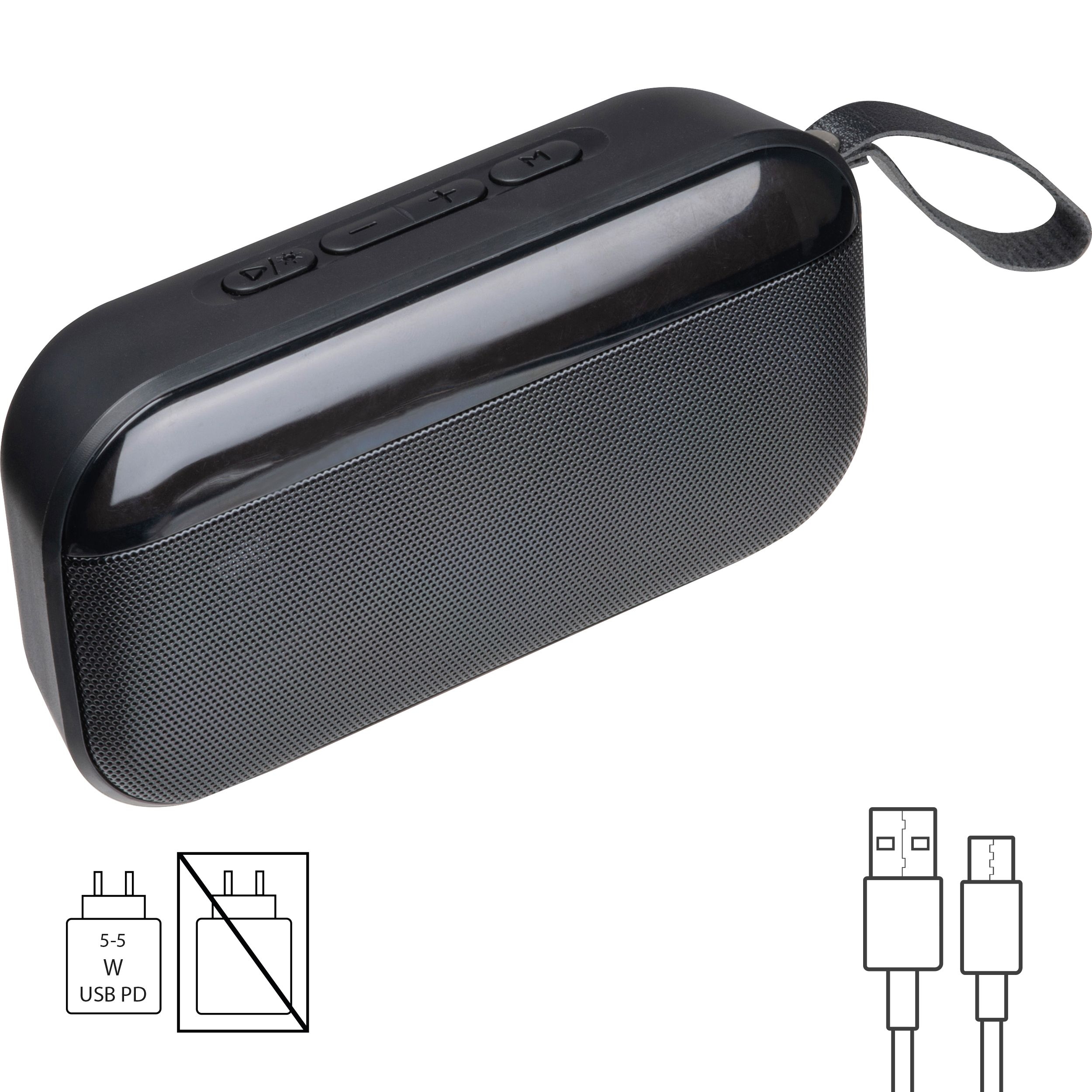 MA35243-03Lautsprecher mit LED Licht MIRELA_ schwarz