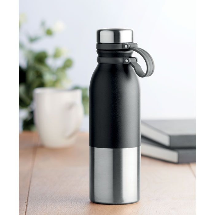 MO9539-03Iceland Doppelwandige Trinkflasche_ schwarz