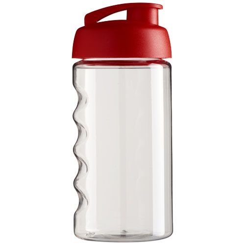 PF210050-4H2O Active® Bop 500 ml Sportflasche mit Klappdeckel_ transparent_rot