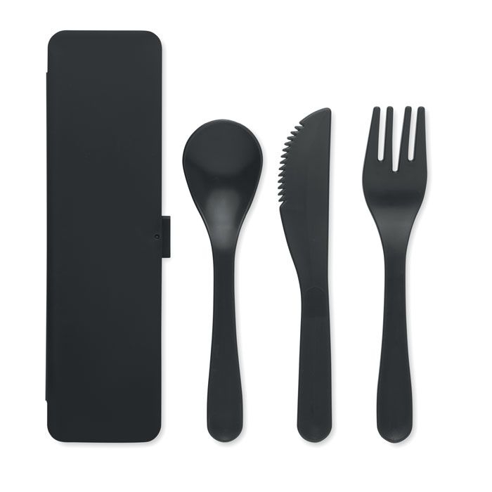 MO6661-03Rigata Besteck-Set PP_ schwarz
