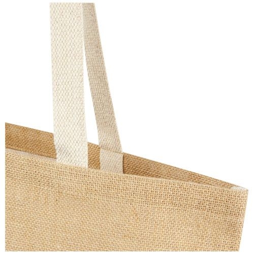 PF120674-1Juta 300 g_m² Jute Tragetasche 12 L_ natur_weiss