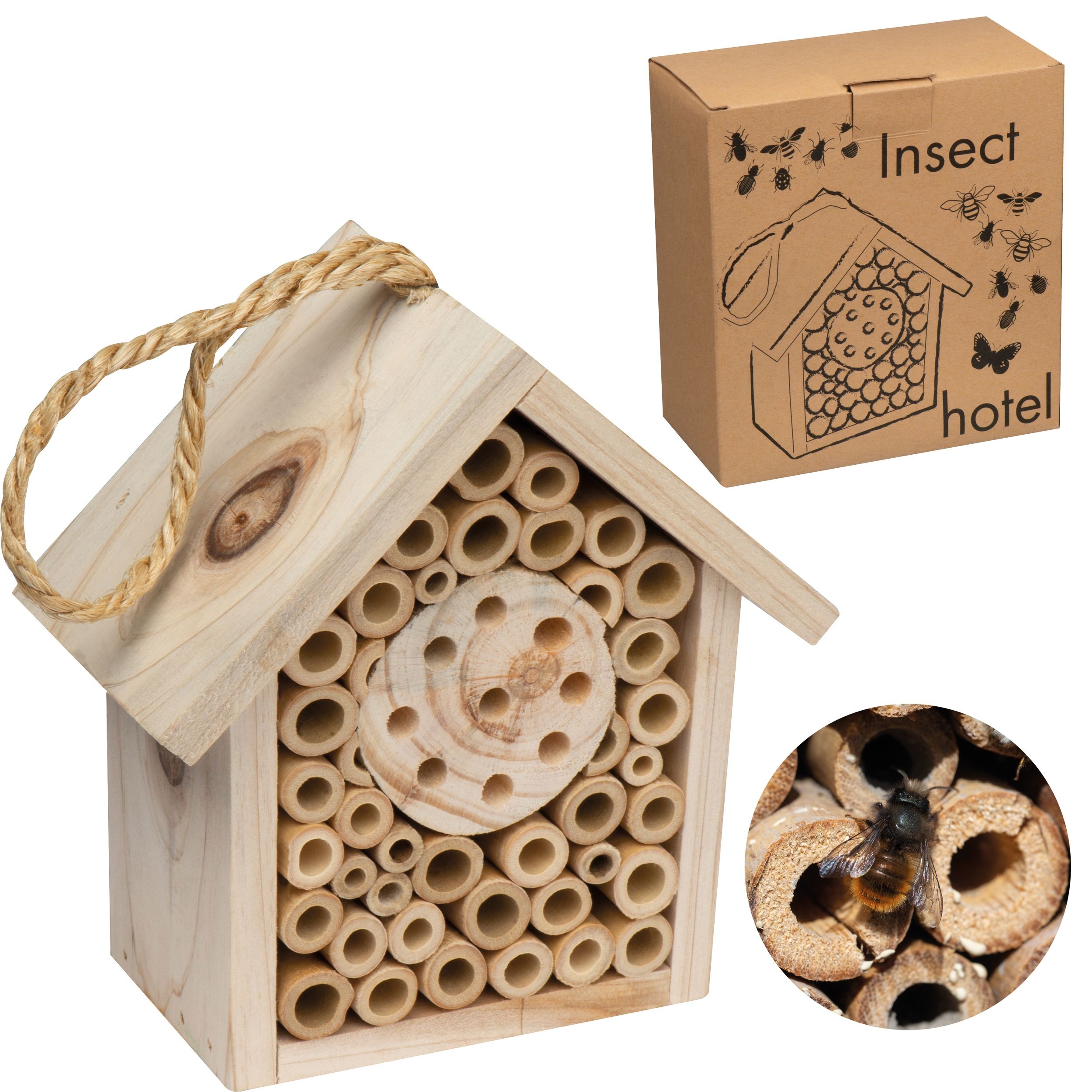 MA72670Insektenhotel aus Holz LUDOVICA