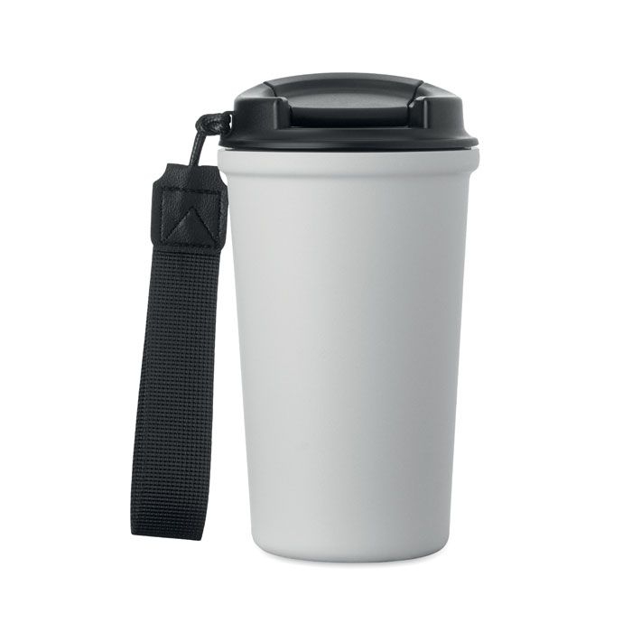 MO3156-06Nakano Becher recy. Edelstahl 400ml_ weiss