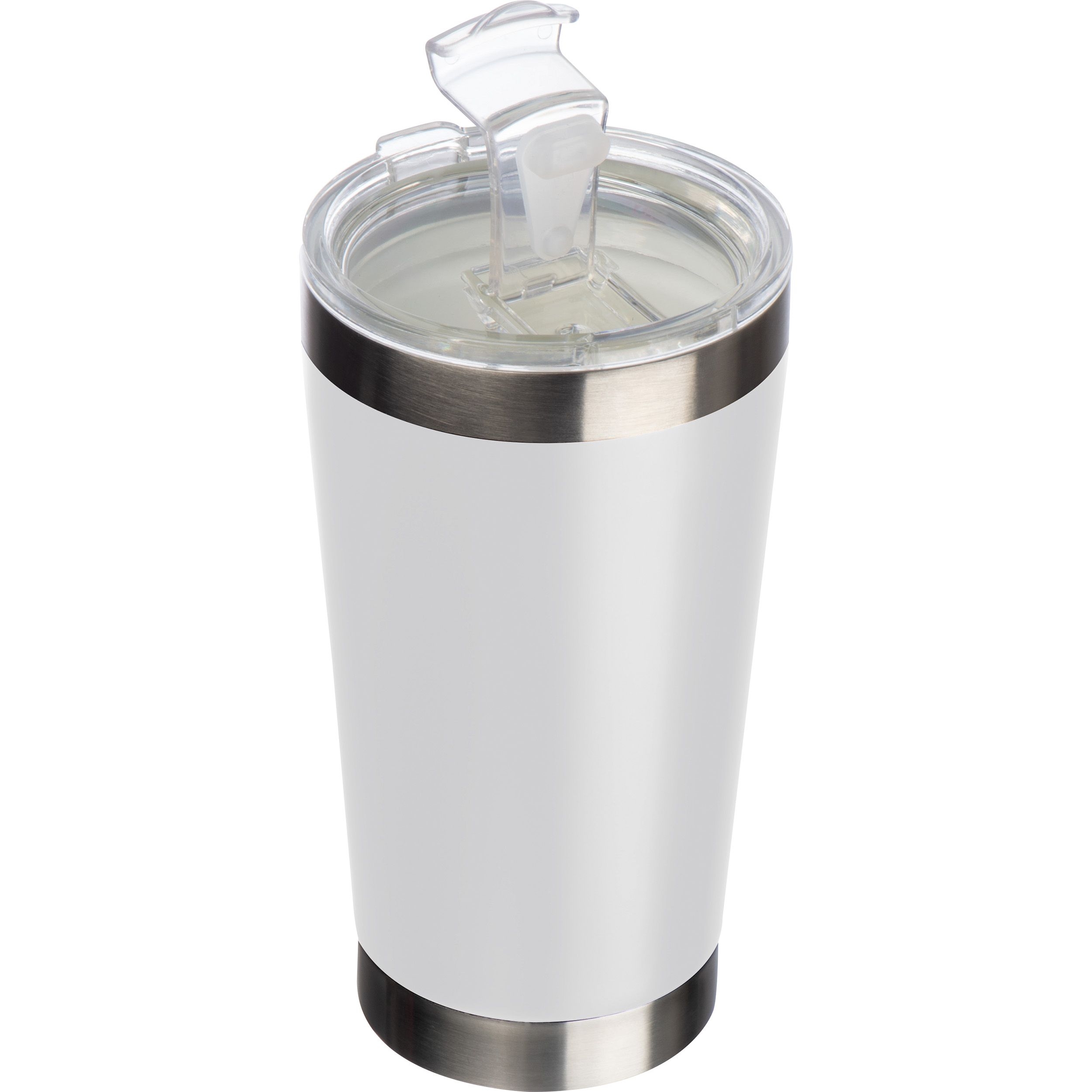 MA84318-06Vakuum Edelstahlbecher  KORNEL_ weiss