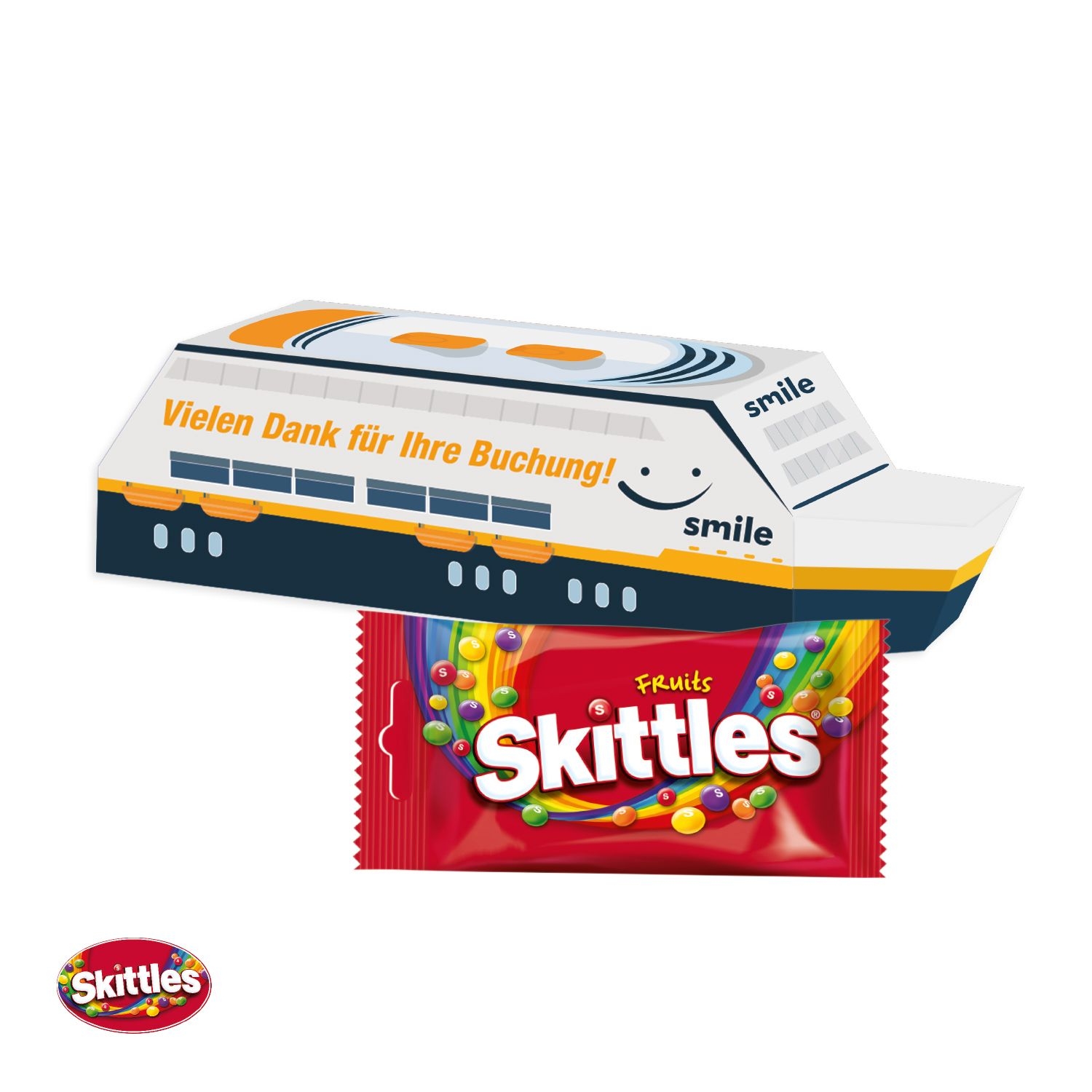 CD917323D Praesent Schiff mit Skittles®