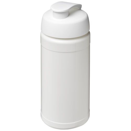 PF210068-2Baseline® Plus 500 ml Sportflasche mit Klappdeckel_ weiss