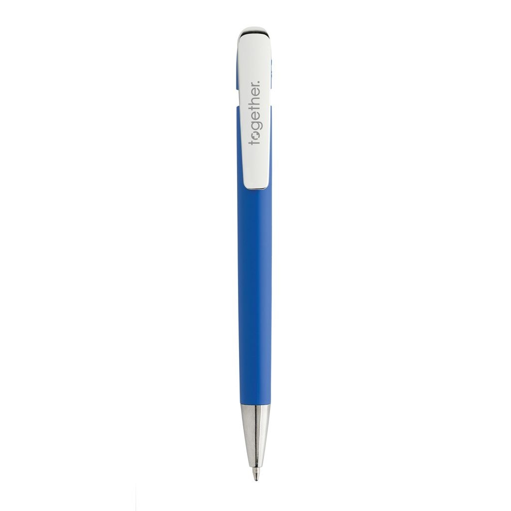 XDP611.39-05Glide GRS-zertifizierter rABS Stift mit Metallclip_ blau