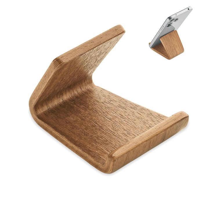 MO3128-40Hold Smartphone-Halter Holz_ holz
