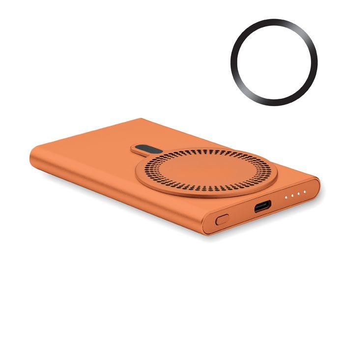 MO2442-10Pawtt Wireless charger power bank_ orange