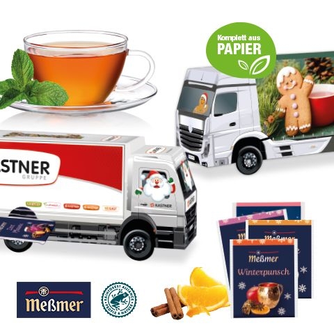 CD95221Adventskalender Messmer „Tee-LKW“